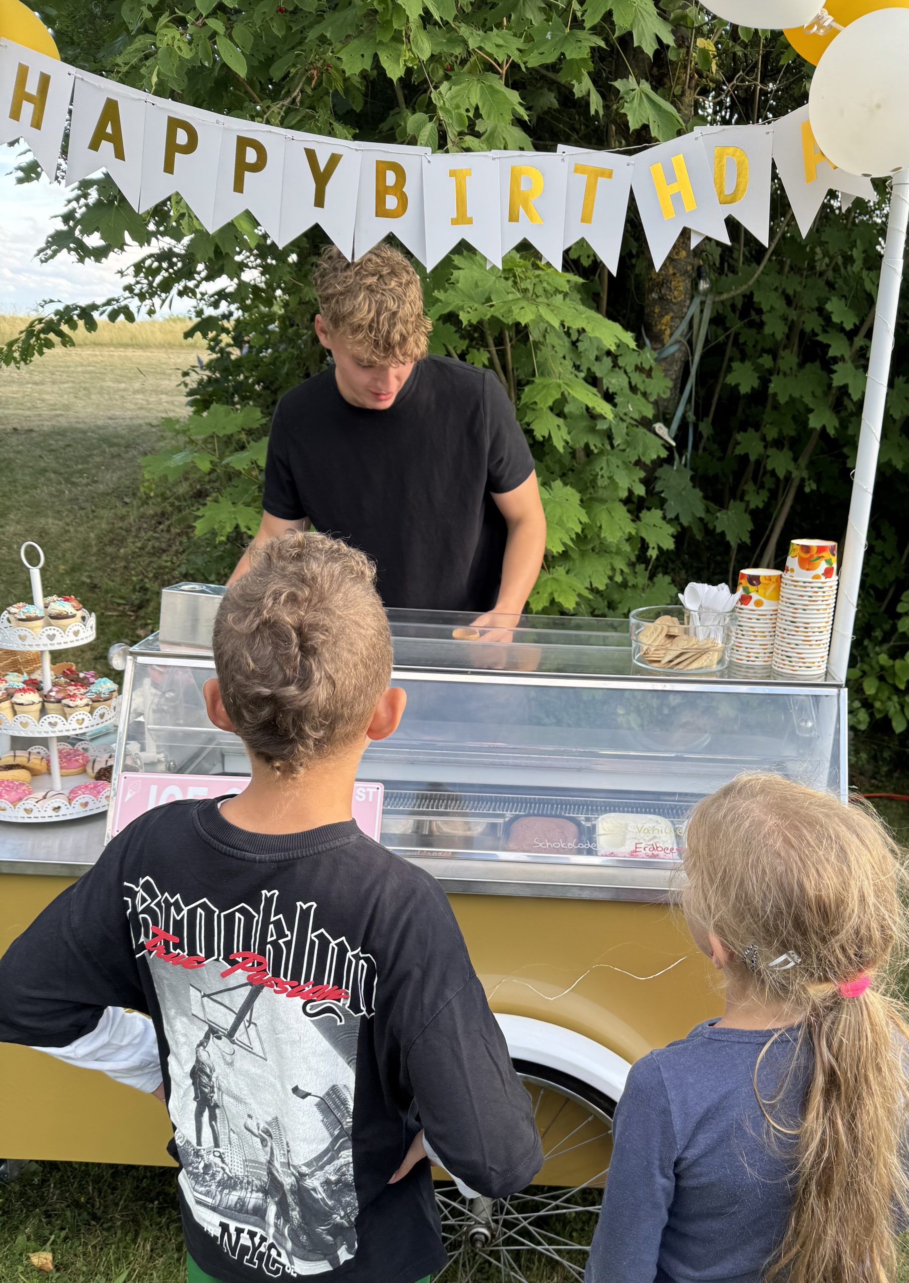 Eiswagen mieten "Goldie"